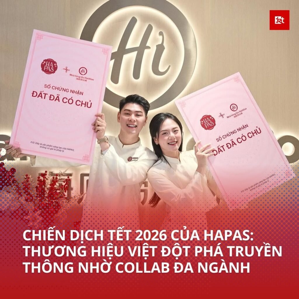 Chiến dịch tết 2026 của HAPAS x Haidilao
